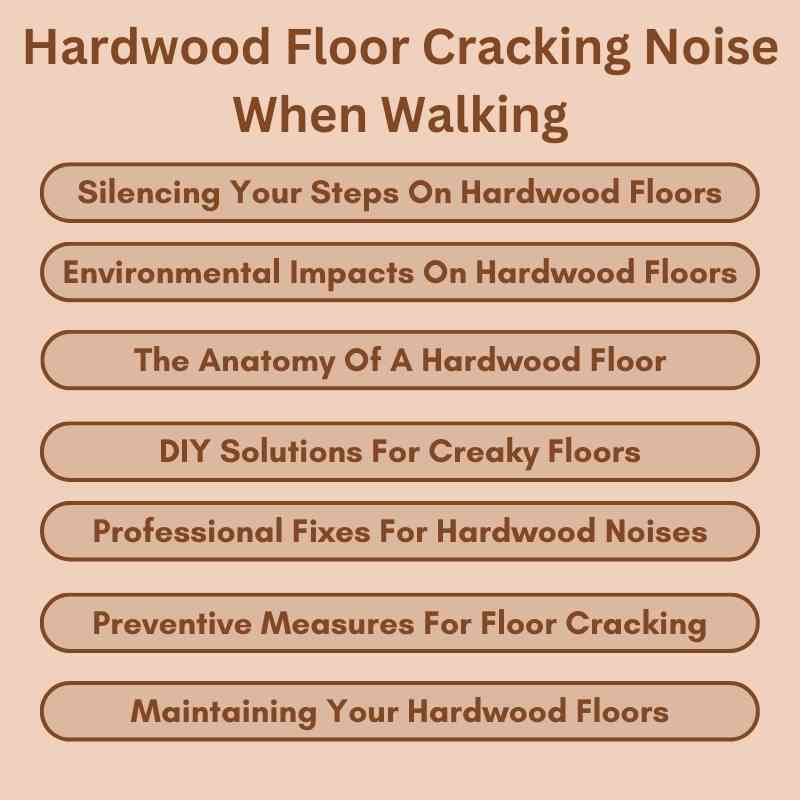 Hardwood Floor Cracking Noise When Walking