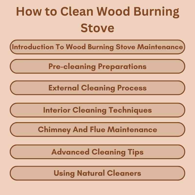 How to Clean Wood Burning Stove