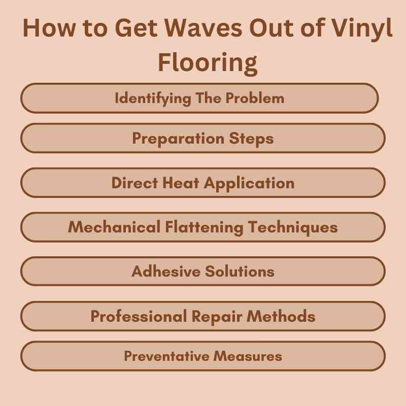 How to Get Waves Out of Vinyl Flooring