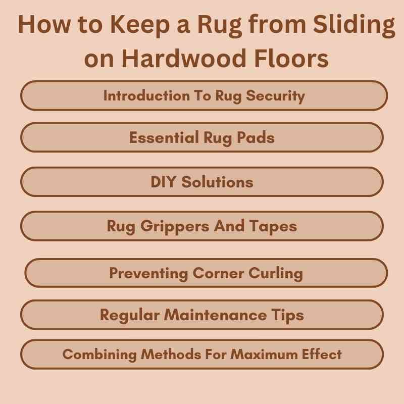 How to Keep a Rug from Sliding on Hardwood Floors
