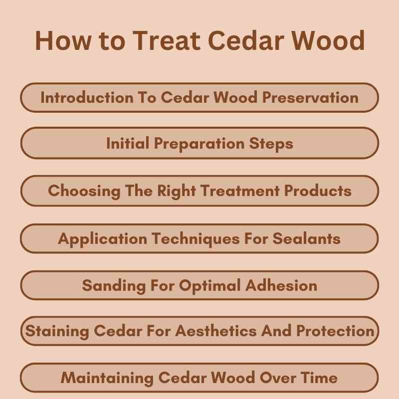 How to Treat Cedar Wood