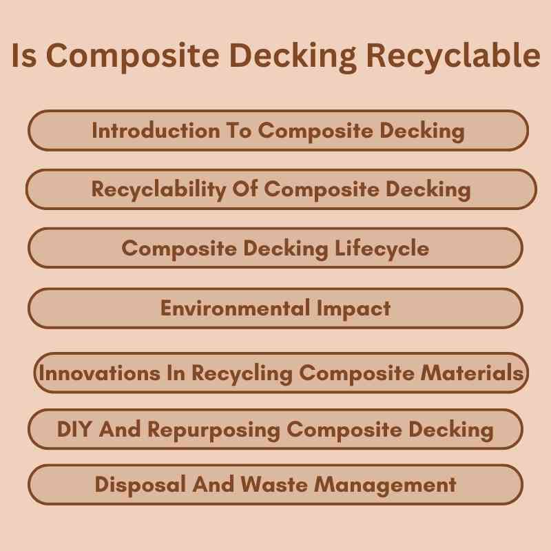 Is Composite Decking Recyclable
