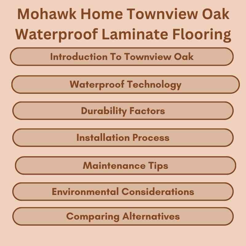 Mohawk Home Townview Oak Waterproof Laminate Flooring