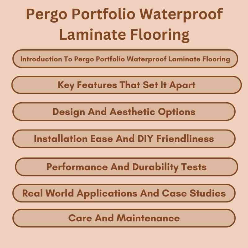Pergo Portfolio Waterproof Laminate Flooring