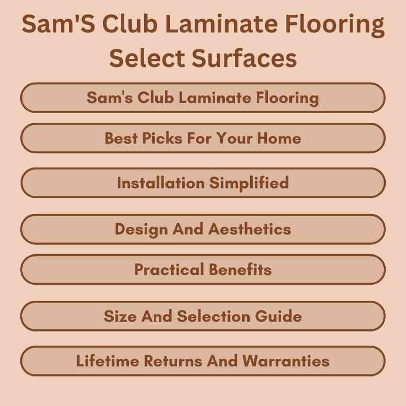 Sam'S Club Laminate Flooring Select Surfaces