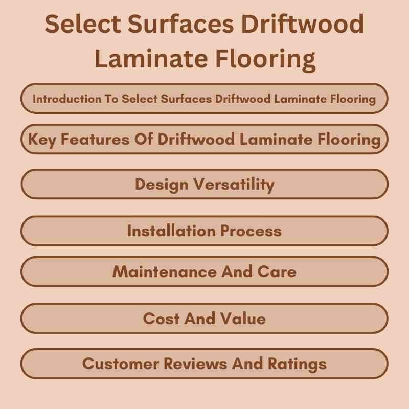 Select Surfaces Driftwood Laminate Flooring