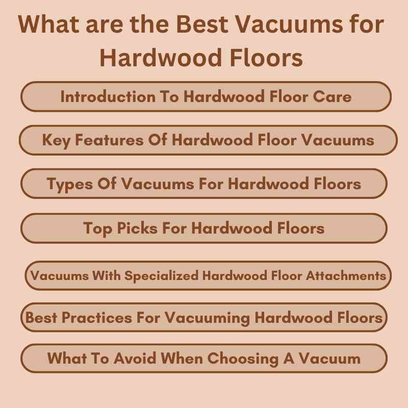 What are the Best Vacuums for Hardwood Floors