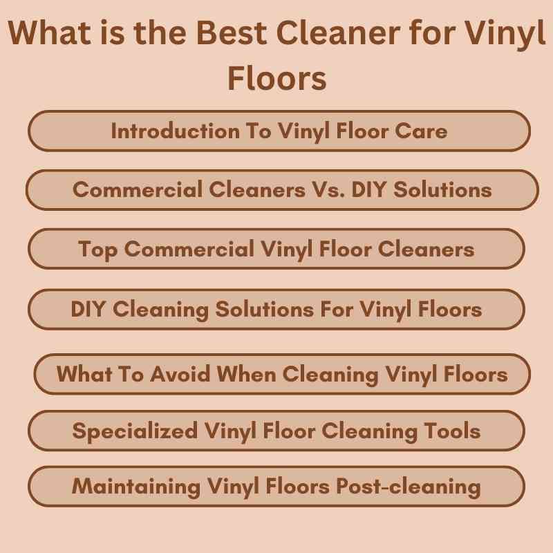 What is the Best Cleaner for Vinyl Floors