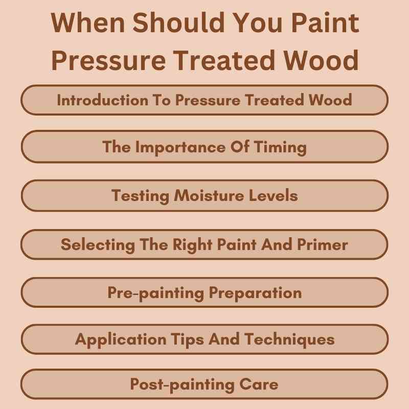 When Should You Paint Pressure Treated Wood
