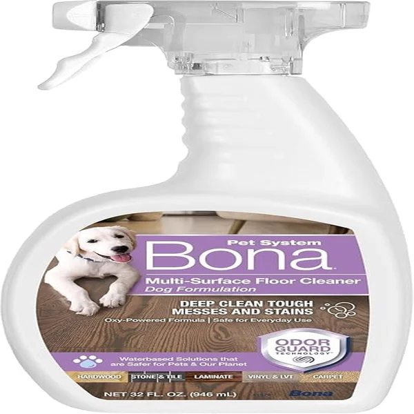 Bona Pet Spray Odor Eliminator, Dog Formulation, 32 fl oz, safe for hardwood floors