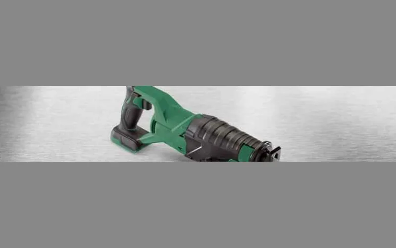 Compact reciprocating saw body showing the pistol grip and lightweight housing Compact reciprocating saw body showing the pistol grip and lightweight housing