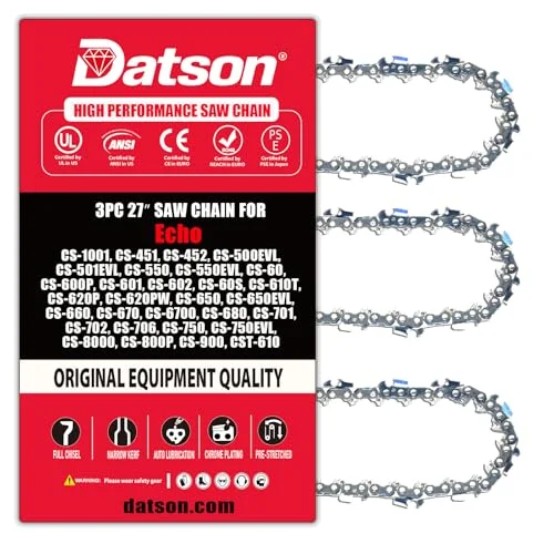 Replacement 27-inch chain for Echo CS-800P and CS-8000
