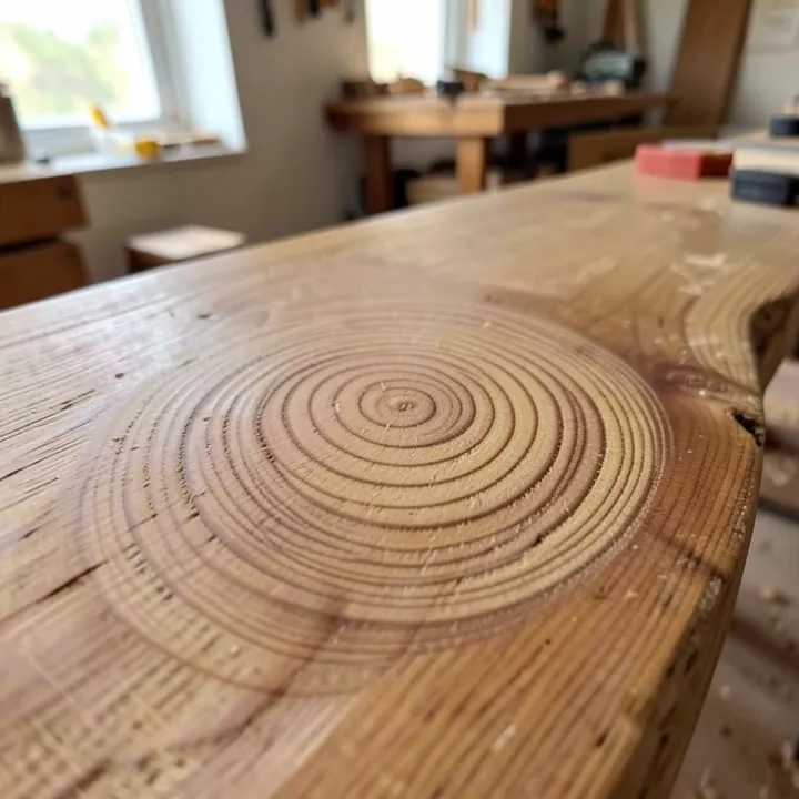 close-up of end grain wood showing concentric growth rings, the cutting technique used for end grain hardwood floors close-up of end grain wood showing concentric growth rings, the cutting technique used for end grain hardwood floors
