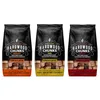 Hickory, cherry, and oak smoking wood chunks variety pack