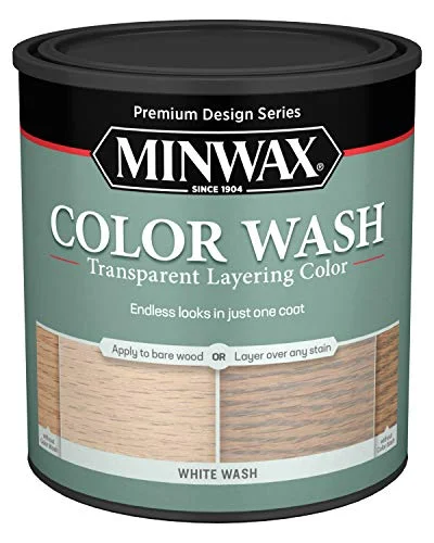 Minwax Color Wash White Wash Pickling Stain, 1 quart can