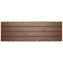 NewTechWood UltraShield composite deck tile in Brazilian Ipe finish