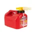 No-Spill 1.25 gallon gas can with auto-stop spout