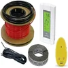 HEATTECH 20 sq ft electric radiant floor heating cable kit with programmable thermostat