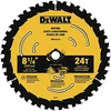 DEWALT 8 1/4 Inch 24 Tooth Circular Saw Blade