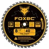 FOXBC 8 1/4 Inch 40 Tooth Table Saw Blade