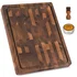 THETCHRY walnut end grain wood cutting board for meat