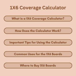 1X6 Coverage Calculator