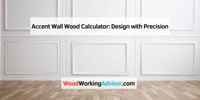 Accent Wall Wood Calculator