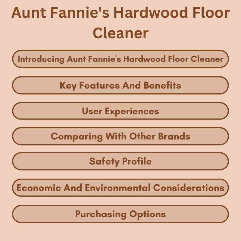 Aunt Fannie's Hardwood Floor Cleaner