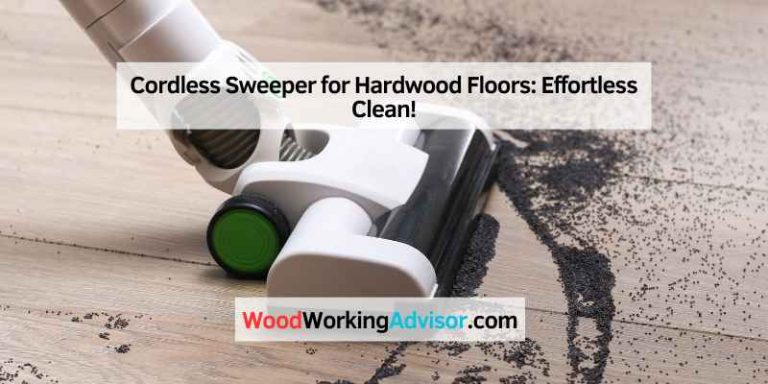 Cordless Sweeper for Hardwood Floors