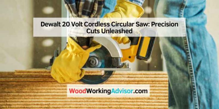 Dewalt 20 Volt Cordless Circular Saw