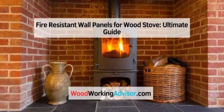 Fire Resistant Wall Panels for Wood Stove