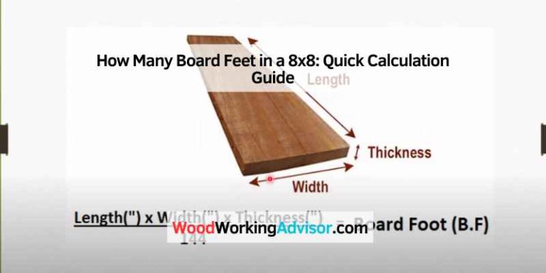 How Many Board Feet in a 8x8