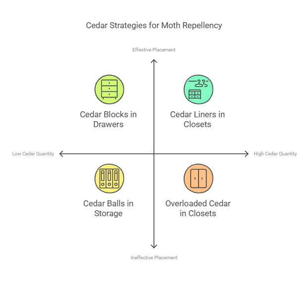 How Much Cedar to Repel Moths