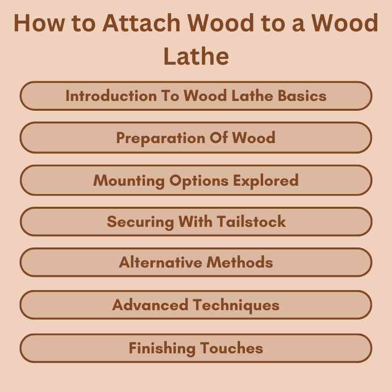 How to Attach Wood to a Wood Lathe
