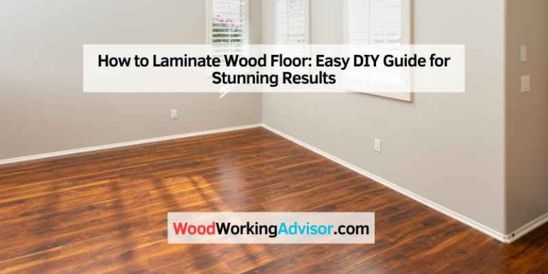 How to Laminate Wood Floor