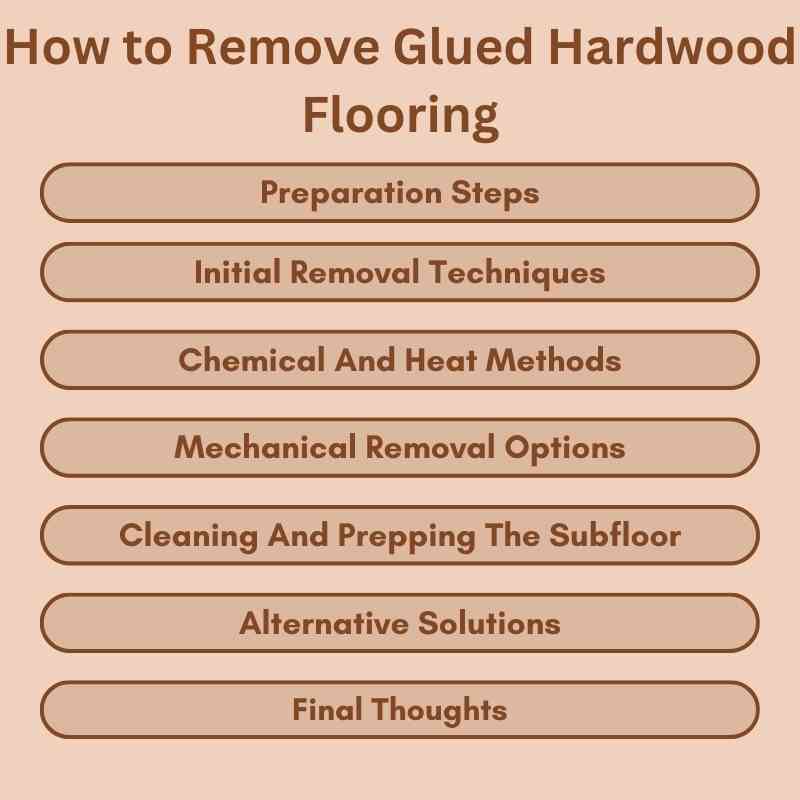 How to Remove Glued Hardwood Flooring