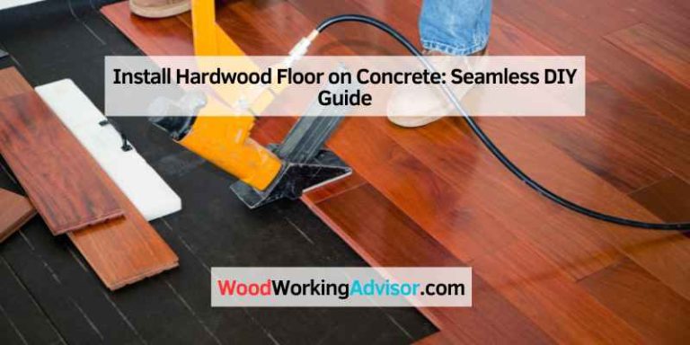 Install Hardwood Floor on Concrete