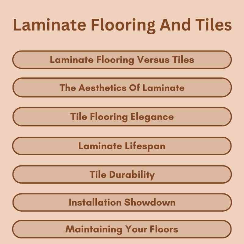 Laminate Flooring And Tiles