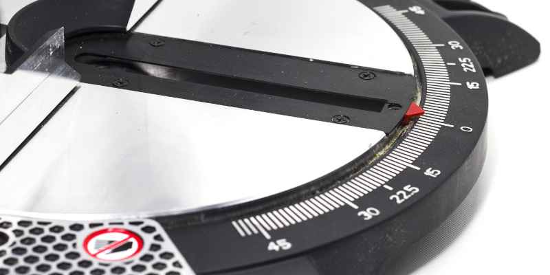 Miter Saw Angle Chart