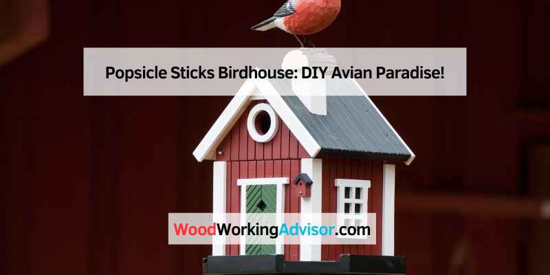 Popsicle Sticks Birdhouse