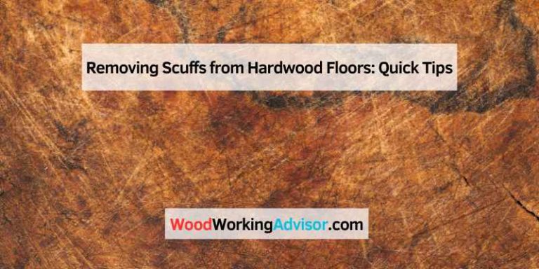 Removing Scuffs from Hardwood Floors