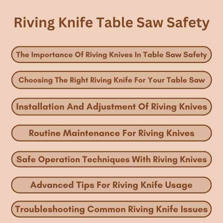 Riving Knife Table Saw Safety: Essential Tips & Tricks – Woodworking ...