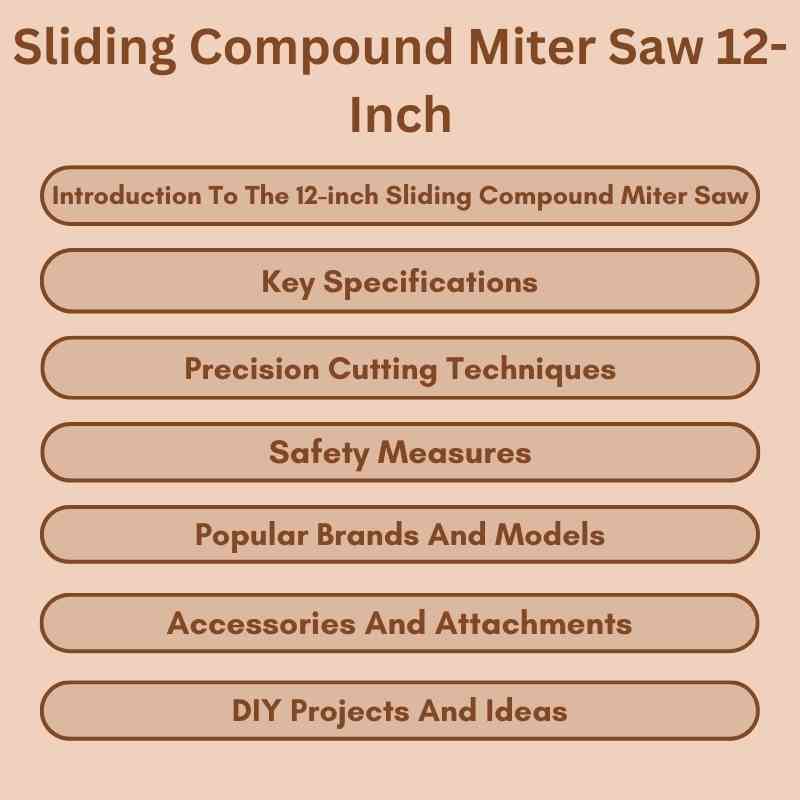 Sliding Compound Miter Saw 12-Inch