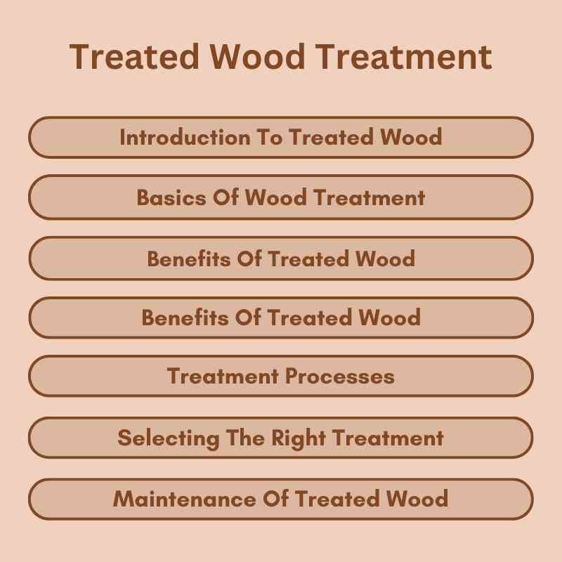 Treated Wood Treatment