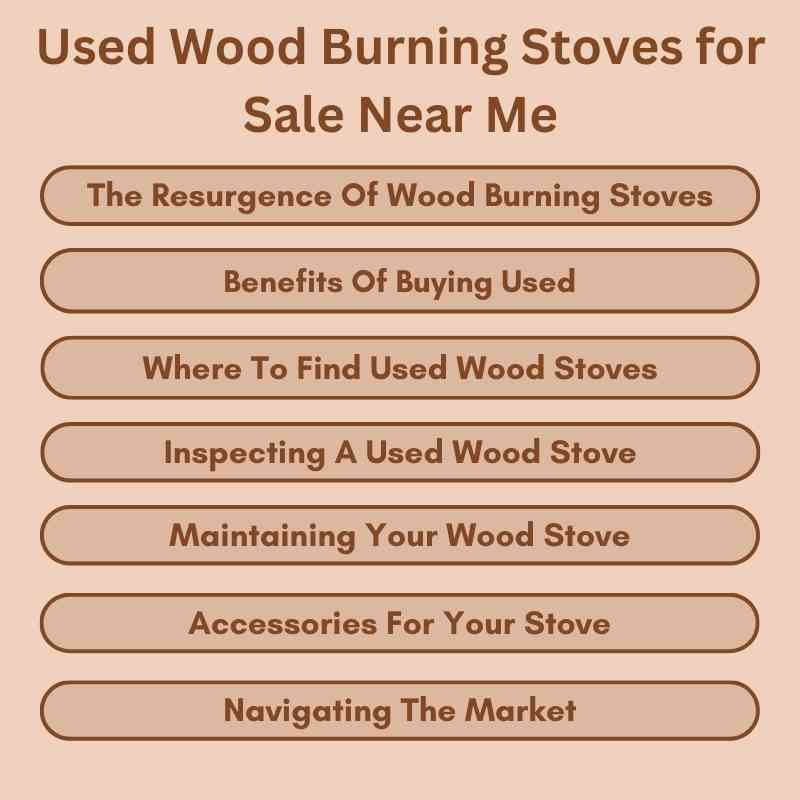 Used Wood Burning Stoves for Sale Near Me