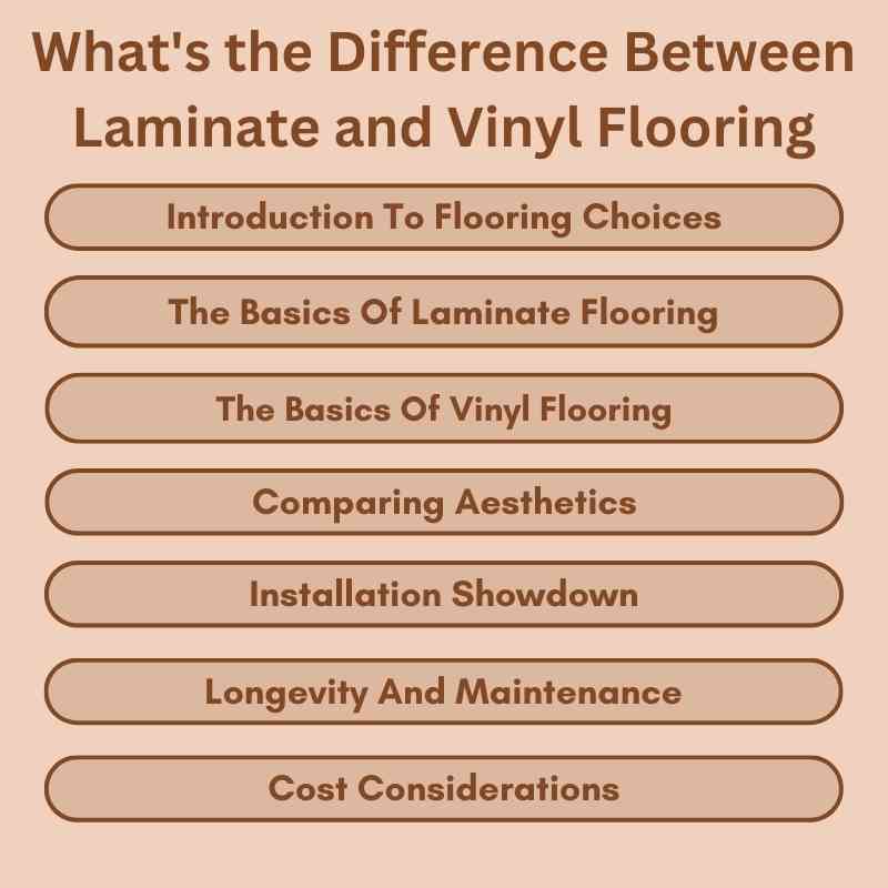 What's the Difference Between Laminate and Vinyl Flooring