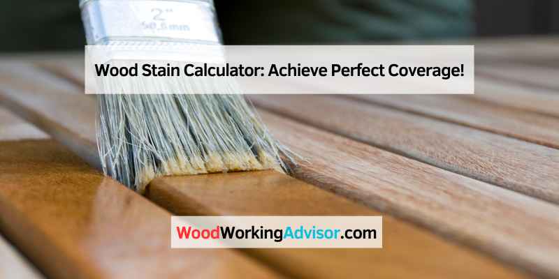 Wood Stain Calculator