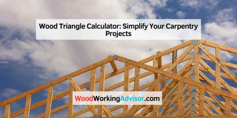 Wood Triangle Calculator