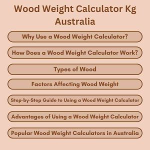 Wood Weight Calculator Kg Australia