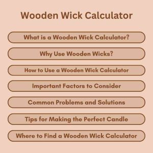 Wooden Wick Calculator